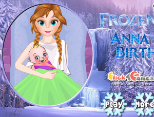 Juegos de Frozen Anna Birth