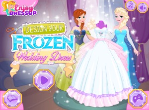 juegos-design-your-frozen-wedding-dress