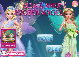 Juegos de Frozen Elsa Anna Frozen Angel