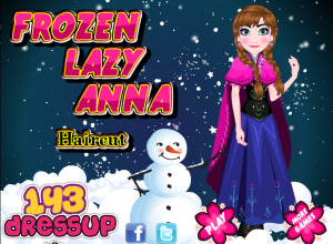 Juegos Frozen Lazy Anna Haircut